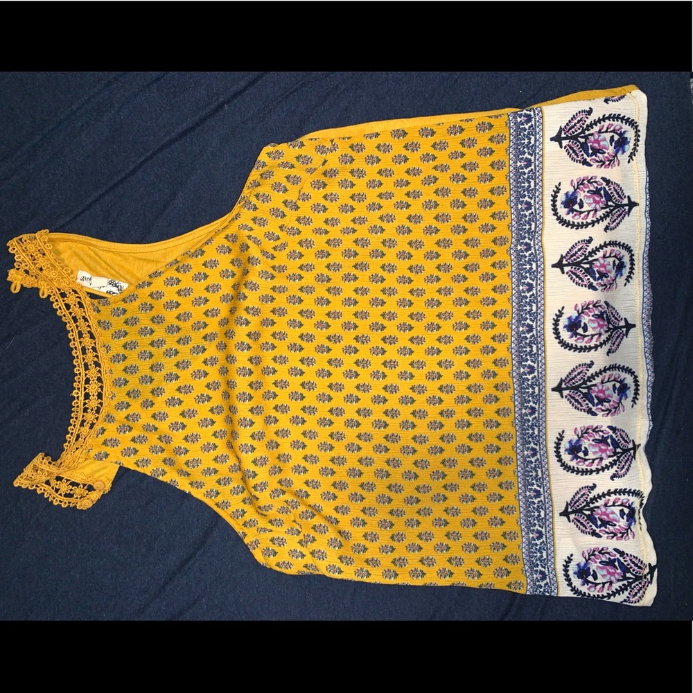 High-neck tank top